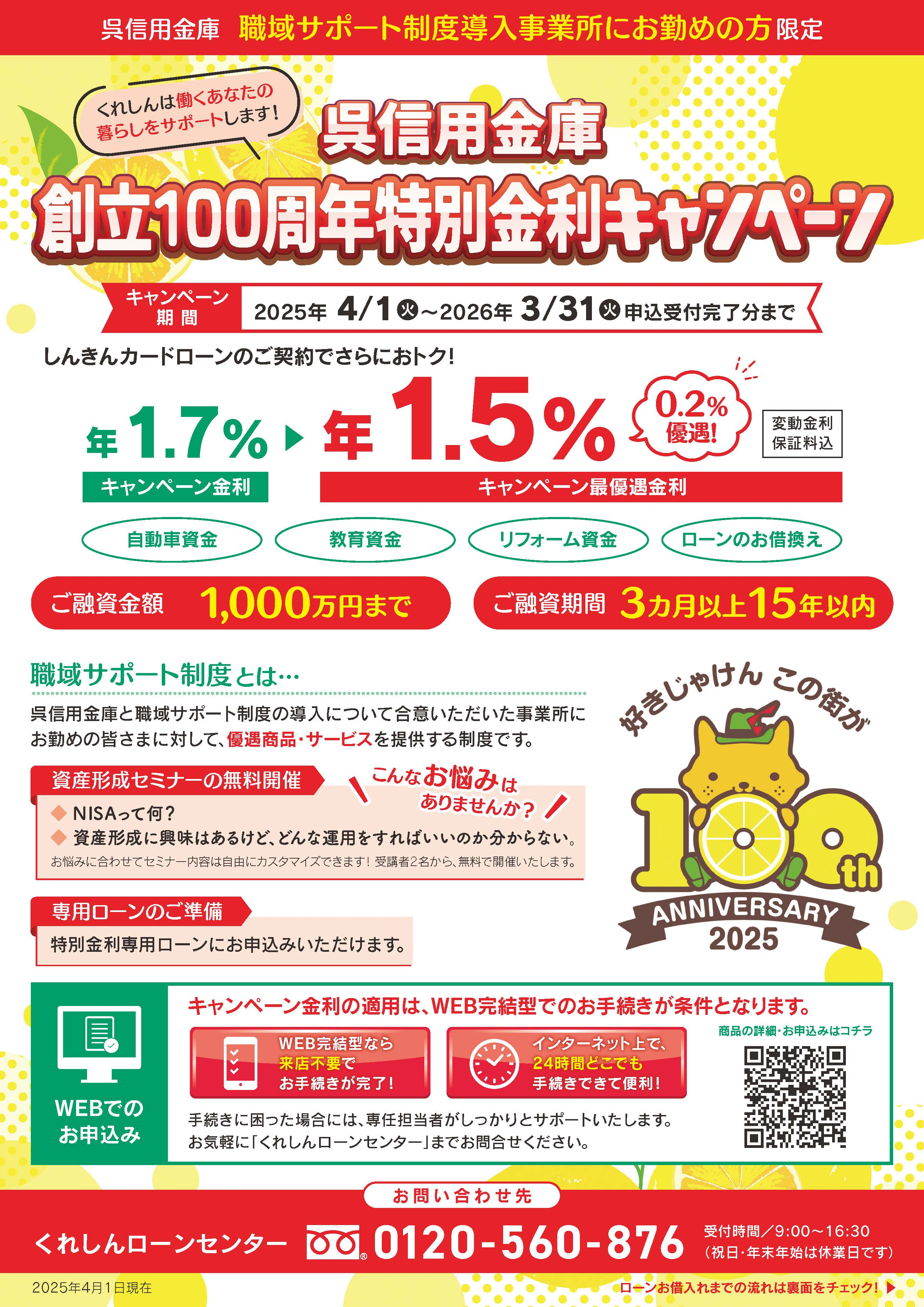 職域サポートローンキャンペーン