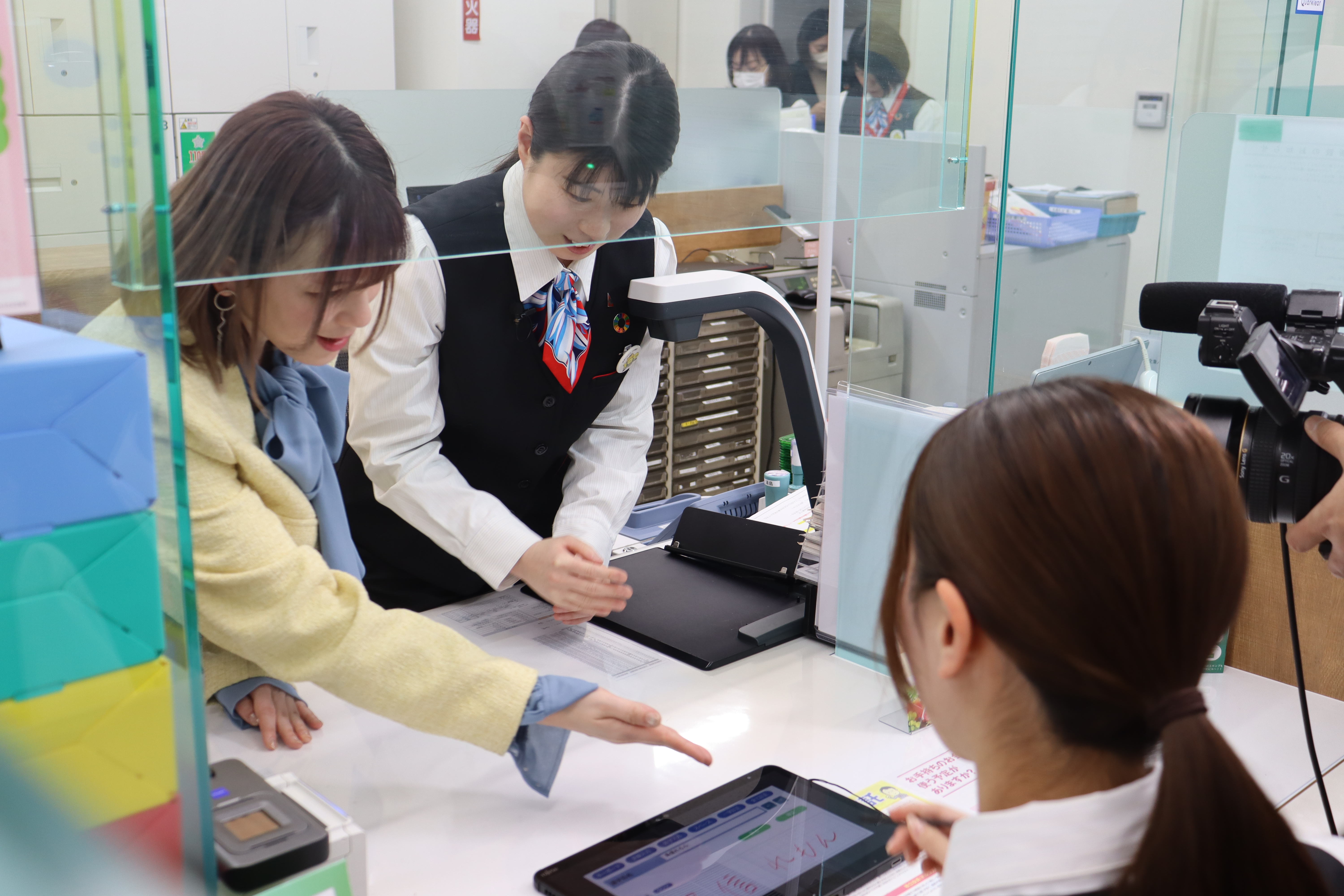 仕事体験の様子